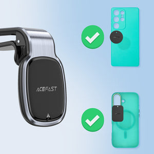 Acefast D16 Magnetic Car Air Vent Mount - No MagSafe Required - Gray