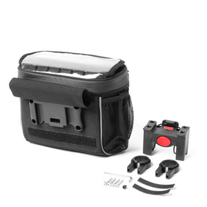 Wozinsky Handlebar Bag Bike Shoulder Bag Black (WBHBB-01)