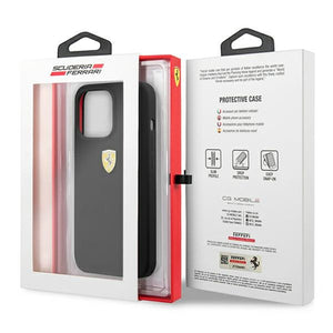 Ferrari FESSIHCP13LBK iPhone 13 Pro / 13 6.1" black/black hardcase Silicone