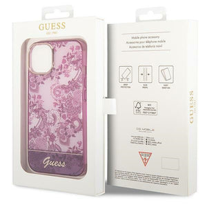 Guess GUHCP14MHGPLHF iPhone 14 Plus 6.7" fuchsia/fuschia hardcase Porcelain Collection