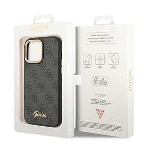 Guess GUHCP14XHG4SHK iPhone 14 Pro Max 6.7 "black / black hard case 4G Vintage Gold Logo