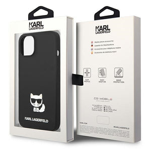 Karl Lagerfeld KLHCP14MSLCTBK iPhone 14 Plus 6.7 "hardcase black / black Silicone Choupette Body