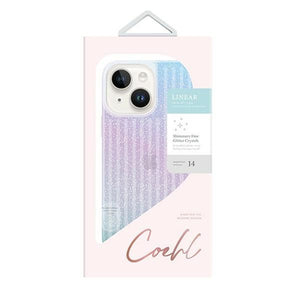 Uniq Coehl Linear case for iPhone 14 - pink and blue