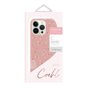 Uniq Coehl Terrazzo case for iPhone 14 Pro Max - pink