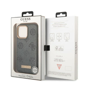 Guess GUHMP13XSAPSTG iPhone 13 Pro Max 6.7" grey/grey hardcase Peony Logo Plate MagSafe