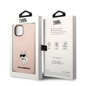 Karl Lagerfeld KLHCP14MSNCHBCP iPhone 14 Plus 6.7" hardcase pink/pink Silicone Choupette