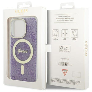 Guess GUHMP14LH4STU iPhone 14 Pro 6.1" purple/purple hardcase 4G MagSafe
