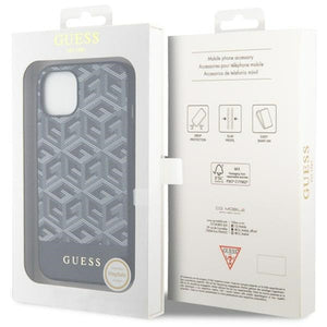 Guess GUHMP14MHGCFSEK iPhone 14 Plus 6.7" black/black hardcase GCube Stripes MagSafe