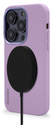 Decoded Silicone Case with MagSafe for iPhone 14 Pro Max - purple