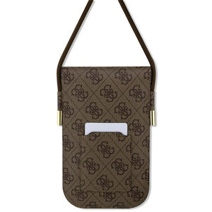 Guess 4G Metal Script Logo handbag - brown