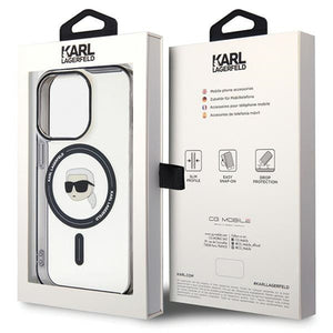 Karl Lagerfeld KLHMP15LHKHNOTK case for iPhone 15 Pro - transparent