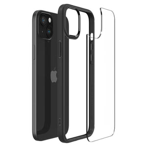 Spigen Ultra Hybrid iPhone 15 Plus Case - Matte Black
