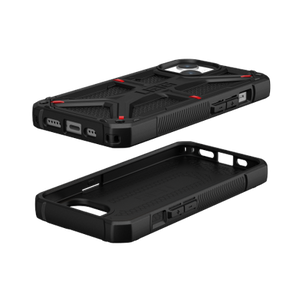 UAG Monarch case for iPhone 15 - black kevlar