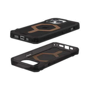 UAG Plyo MagSafe case for iPhone 15 Pro - black and brown