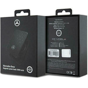 Powerbank Mercedes Stars Pattern MagSafe 5W 3000mAh - black