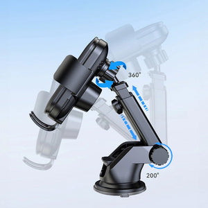 Wozinsky WUMID Car Dashboard Phone Holder with 15W Inductive Charger - Black