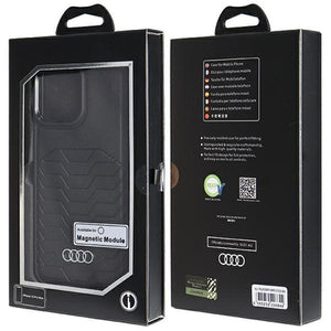 Audi Synthetic Leather case with MagSafe for iPhone 13 Pro Max - black