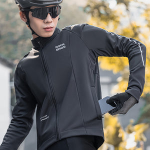 Rockbros Fall/Winter Long Sleeve Cycling Jacket M - Black