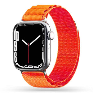 Tech-Protect Nylon Pro Strap for Apple Watch 4 / 5 / 6 / 7 / 8 / 9 / SE / Ultra 1 / 2 (42/44/45/49 mm) - Orange