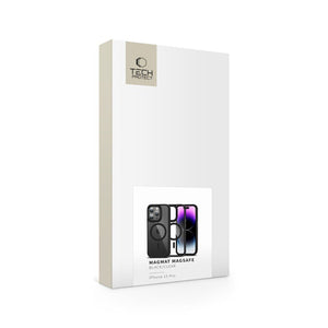 Tech-Protect MagMat MagSafe iPhone 15 Pro Case - Clear Black