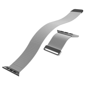 Puro Milanese Stainless Steel Apple Watch Band 38/40/41mm - Silver