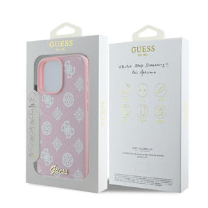 Guess Peony Script Logo MagSafe iPhone 16 Pro Case - Pink