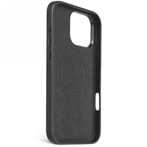 Decoded Leather Backcover case with MagSafe for iPhone 16 Pro Max - black