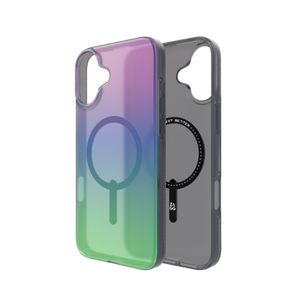ZAGG Milan Snap Case with MagSafe for iPhone 16 Plus - Green/Purple