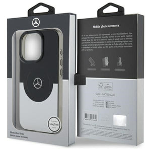 Mercedes Double Layer BiColor MagSafe case for iPhone 16 Pro - silver