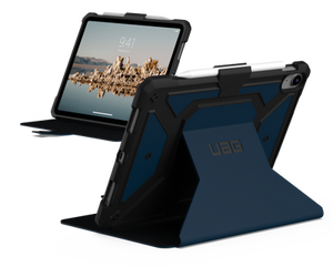 UAG Metropolis SE Case with Apple Pencil Holder for iPad 10.9" (10th Gen.) - Navy Blue