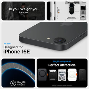 Spigen Ultra Hybrid MagSafe Case for iPhone 16e Neo One - Clear