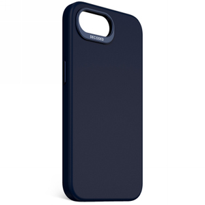 Decoded Silicone Backcover case with MagSafe for iPhone 16e - navy blue