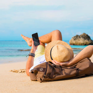 SBS Track My Circle Waterproof IP65 Locator Compatible with Apple Find My - White