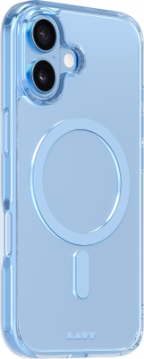 Laut Crystal Fluro MagSafe Case for iPhone 17 - Blue