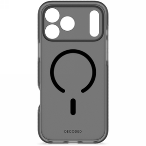 Decoded DropTec Transparent Backcover MagSafe case for iPhone 17 Pro Max - black