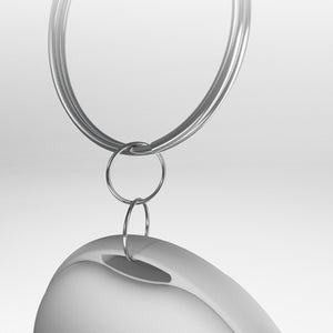 SBS Track My Circle Locator Compatible with Apple Find My - White