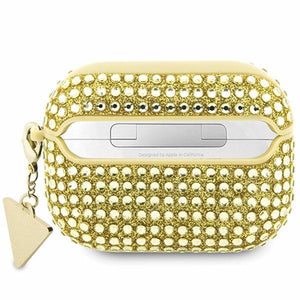 Guess Rhinestone Triangle Case for AirPods Pro 2 (2022/2023) - Gold