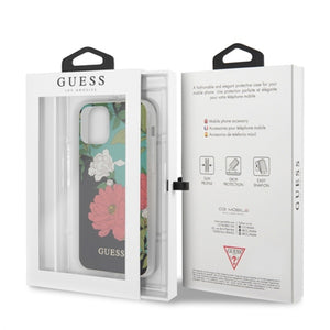 Guess GUHCN65IMLFL01 iPhone 11 Pro Max black/black N°1 Flower Collection