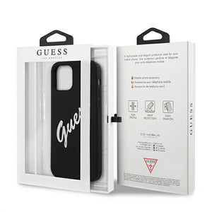 Guess GUHCP12LLSVSBW iPhone 12 Pro Max 6.7" black/white hardcase Silicone Vintage