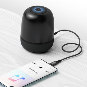 Acefast audio cable USB Type C - 3.5mm mini jack (male) 1.2m, AUX black (C1-08 black)