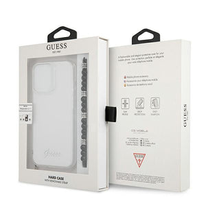 Guess GUHCP13XKPSBK iPhone 13 Pro Max 6.7" Transparent hardcase Black Pearl