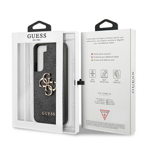 Guess 4G Big Metal Logo Case for Samsung Galaxy S22 - Gray