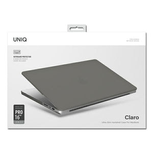 Uniq Claro case for MacBook Pro 16'' (2021) - transparent-gray