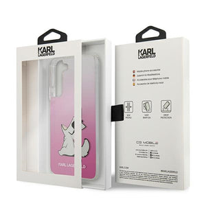 Karl Lagerfeld Choupette Eat Case for Samsung Galaxy S22+ - Pink