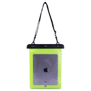 Waterproof PVC tablet case - green
