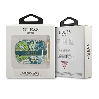 Guess GUAPHHFLN AirPods Pro cover green/green Flower Strap Collection