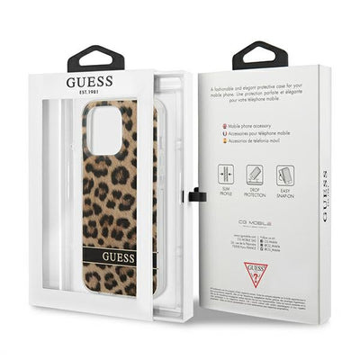 Guess GUHCP13LHSLEOW iPhone 13 Pro / 13 6.1" brown/brown hardcase Leopard