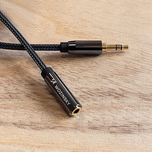 Wozinsky mini jack extension cable (female-male) AUX extension cable 3 m black