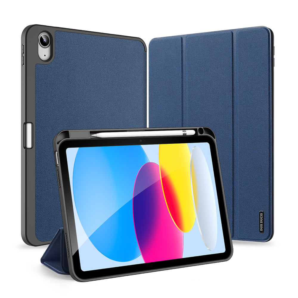 Dux Ducis Domo iPad 10.9” 2022 / iPad 11” 2025 smart cover case with stand blue