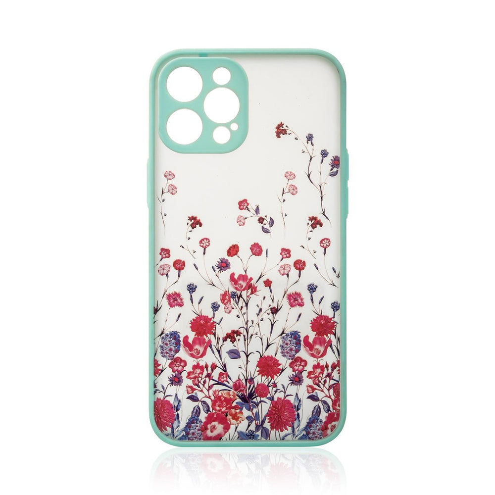 Design Case case for iPhone 13, blue flower cover